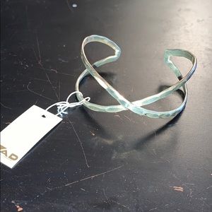 Rowan Hammered Infinity Cuff